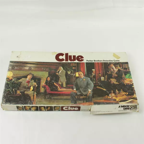 RARE Vintage 1972 Parker Brothers Clue Board Game Original