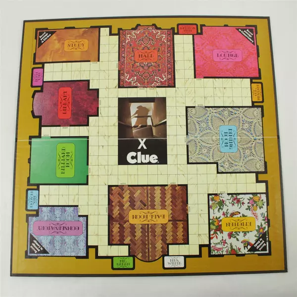 RARE Vintage 1972 Parker Brothers Clue Board Game Original