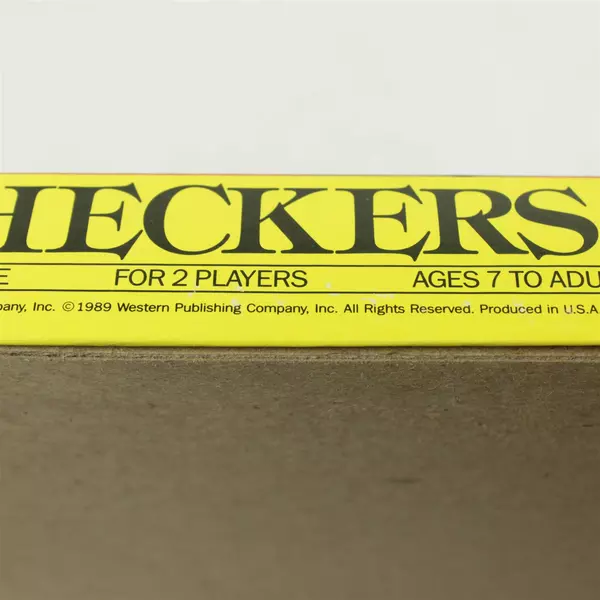 Vintage 1989 Whitman Checkers Board Game 4708 Western Publishing