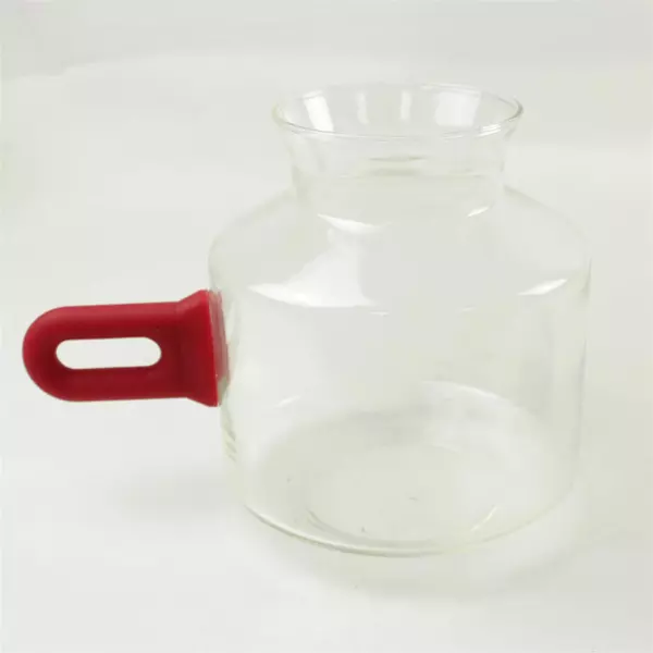 Popcorn Jar with Handle 9.5x6x7.5in Storage
