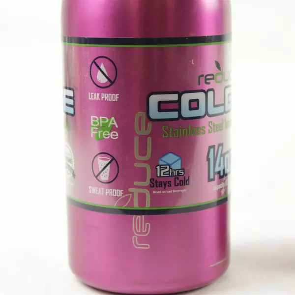 Reduce Coldee 14 oz Pink Stainless Steel Water Bottle