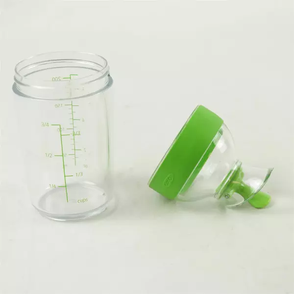 OXO Softworks Salad Dressing Shaker Green Compact 7.25"
