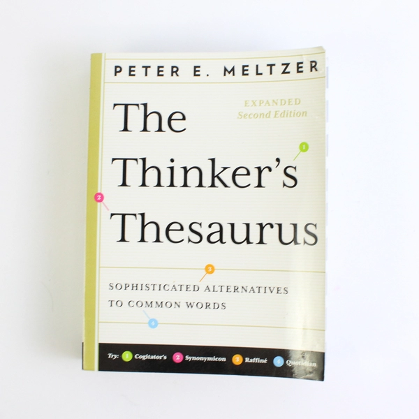The Thinker's Thesaurus by Peter E Meltzer 2010 PB Expanded 2nd Edition