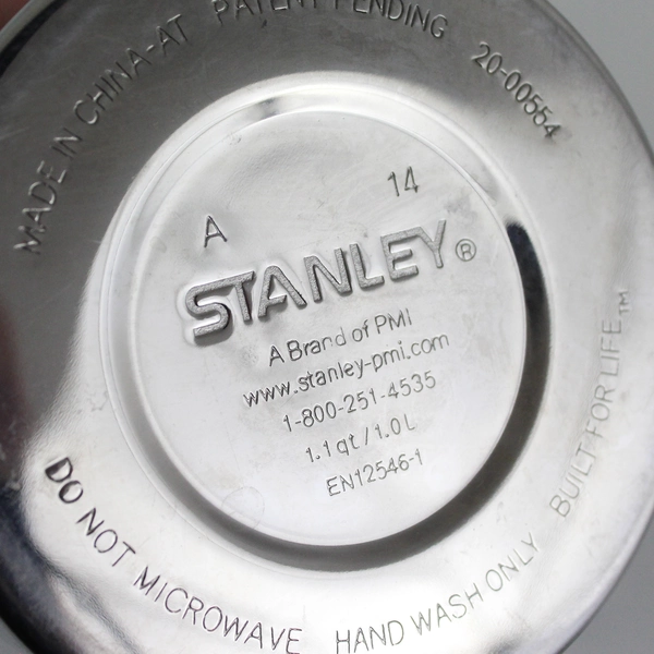 Vintage Green Stanley 1 L Vacuum Thermos Bottle 20-00554 No Cup