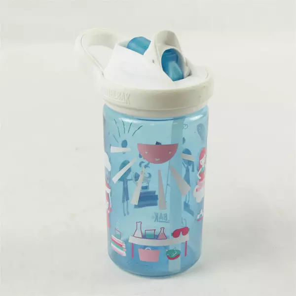 CamelBak Blue School Motif Water Bottle Kids 