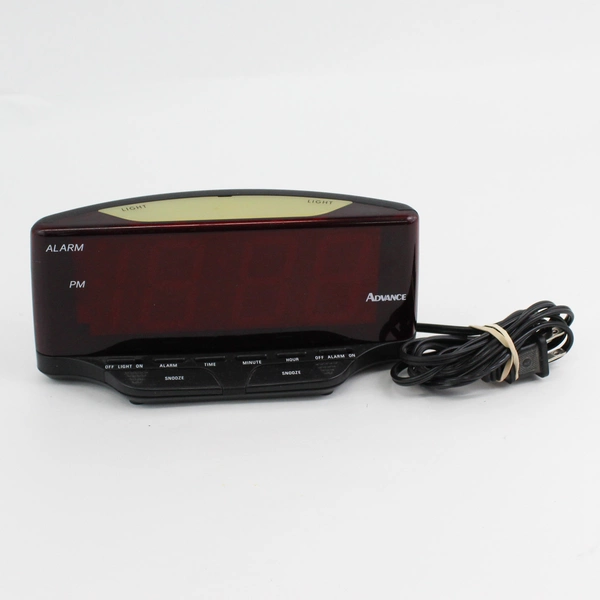 Advance Model 4069/4081  Lighted  LED Clear Digital Alarm Clock Works