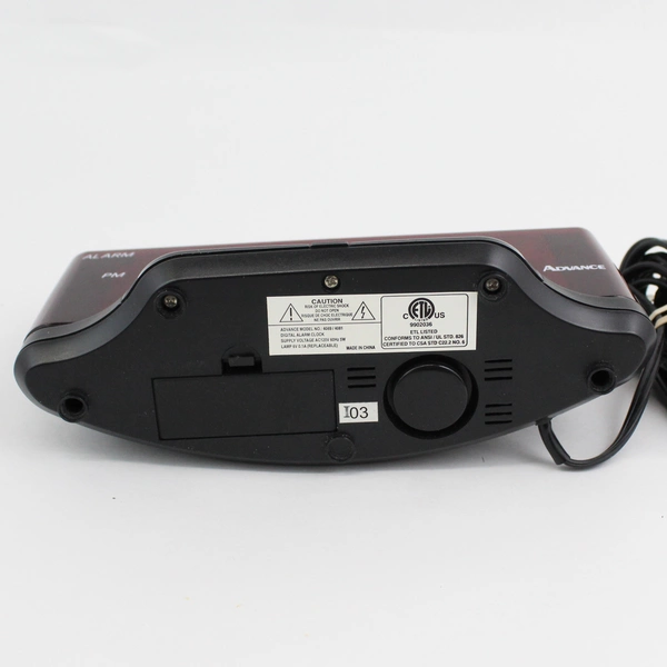 Advance Model 4069/4081  Lighted  LED Clear Digital Alarm Clock Works