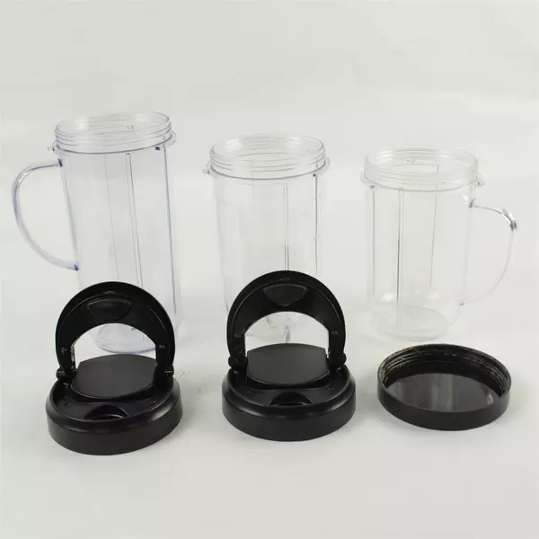 Lot of 3 Magic Bullet Cups Replacement Blender Cups 
