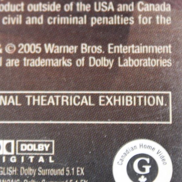 Charlie and the Chocolate Factory DVD, 2005 Widescreen Edition  #59337