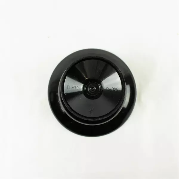 Illiad Black Plastic Compote Bowl Pedestal Vase 7.25 x 5 in