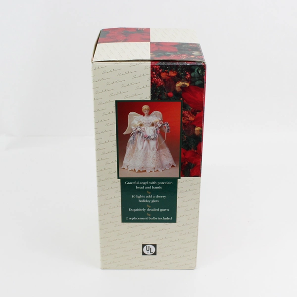 Vintage Traditions Lighted Tree Top or Centerpiece Christmas Angel Original Box