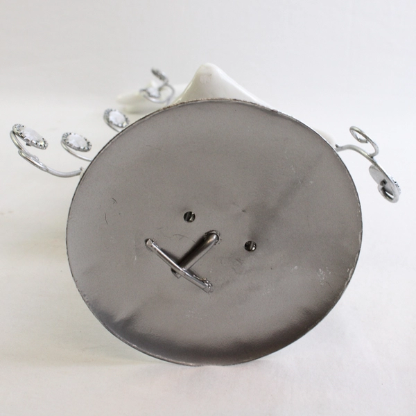 Unbranded Metal/Ceramic Light Up Christmas Tree Home Decor 14.25" Tall