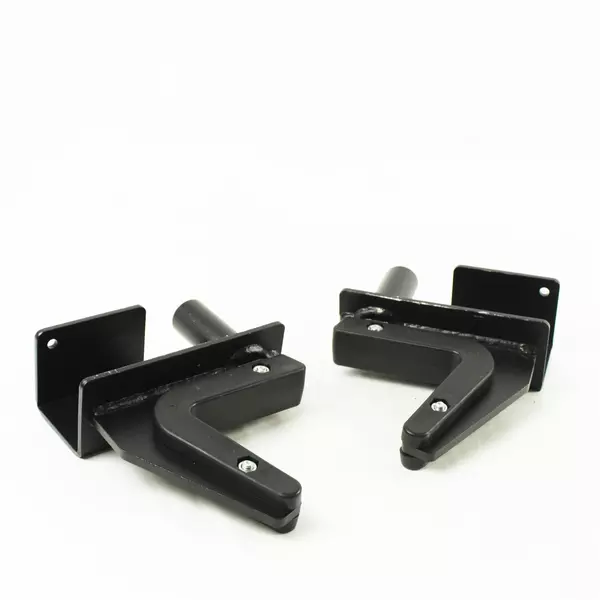 J-Hook Barbell Holders 2pc for 2x2" Power Rack 1" Mount Hole