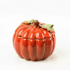 Vintage Pumpkin Soup Tureen - Fall Table Centerpiece - Good Pre-Owned