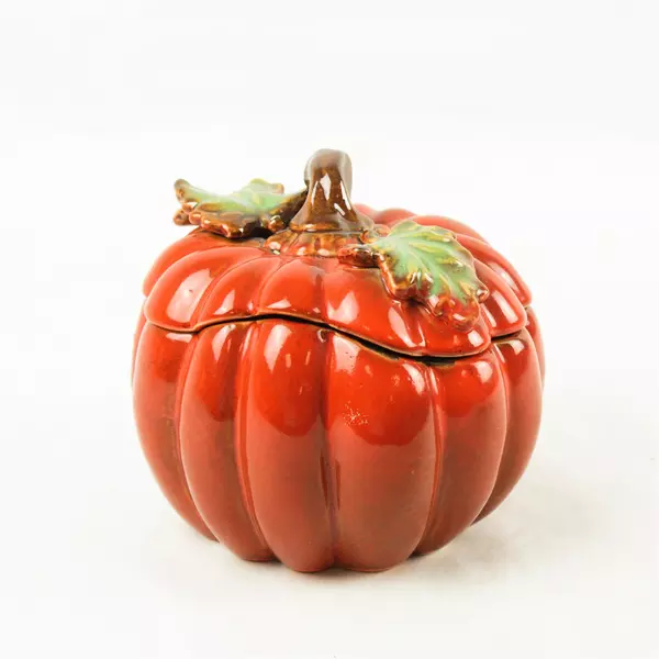 Vintage Pumpkin Soup Tureen - Fall Table Centerpiece - Good Pre-Owned