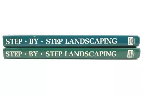 Lot of 2 Better Homes & Gardens Step By Step Landscaping Books 1991