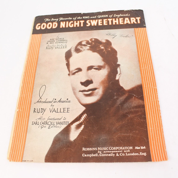 Lot Of 4 Vintage Sheet Music 1931 Good Night Sweetheart Yours Is My Heart Alone