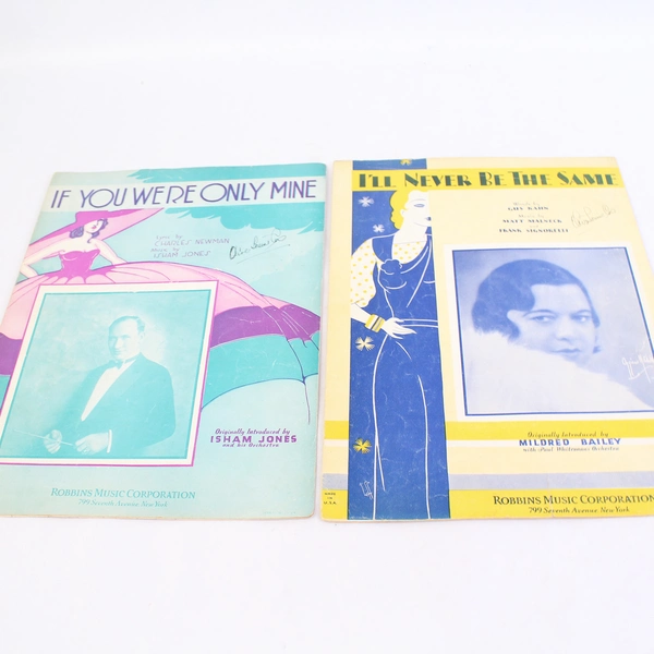 Lot Of 6 Vintage Sheet Music 1932 I'll Never Be The Same If You Were Only Mine