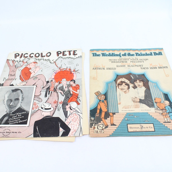 Lot Of 5 1929 Antique Sheet Music Siboney Piccolo Pete You Belong To Me