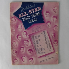 Vintage Music Book Robbins All-Star Radio Theme Songs 1942