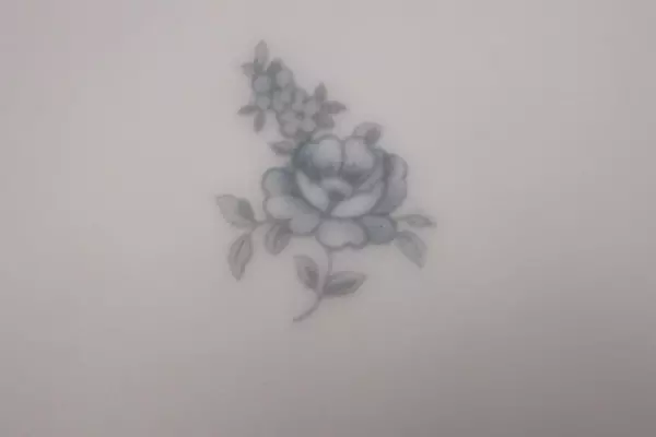 Set of 4 Johann Haviland Blue Garland Floral Dessert Bread Plates 