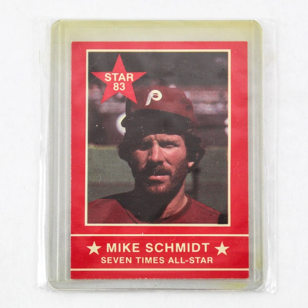 Lot of 3 Vtg 1983 Mike Schmidt Baseball Cards - All Star Home Runs
