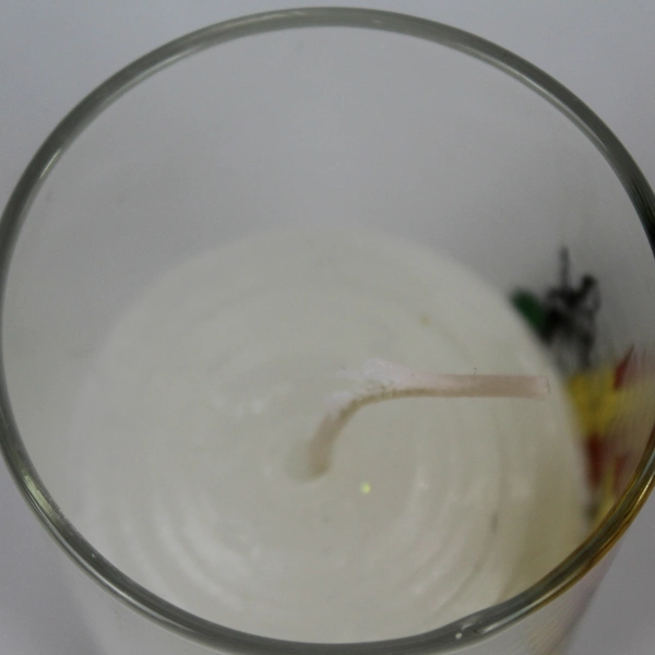 Weingartnergenossenschaft Markelsheim Glass Candle Holder with White Candle