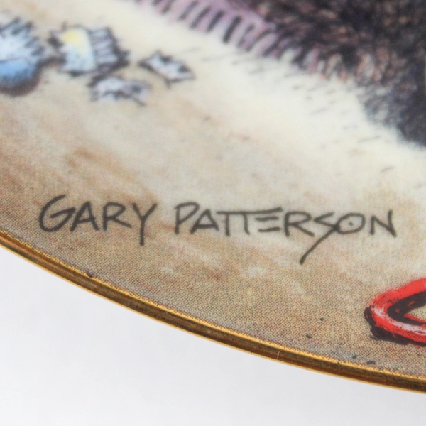 Gary Patterson Bed Hog Limited Edition Collector Plate Danbury Mint Dachshund