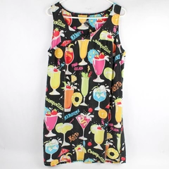 Soma Full LengthTropical Multicolor Floral Maxi Halter Dress Womens Medium