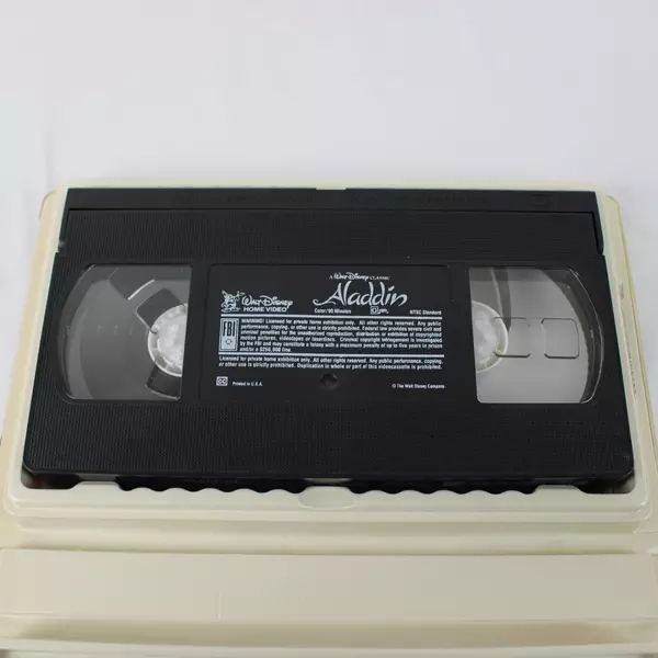 Aladdin Black Diamond VHS Walt Disney Classic Animated Movie