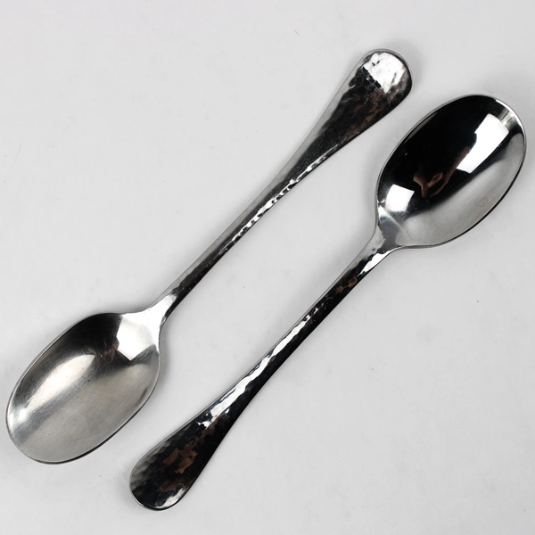 Lot Of 5 Ginkgo Lafayette (Stainless) Flatware Oval Soup Spoons