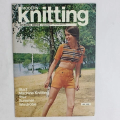 Vintage Modern Knitting Magazine Machine Knitting July 1970 Summer Wardrobe
