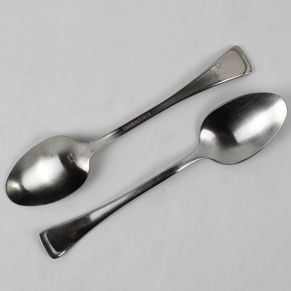 Lot Of 5 Oneida Silver Emma (Stainless, Satin) Oval Teaspoons 6.5" Long