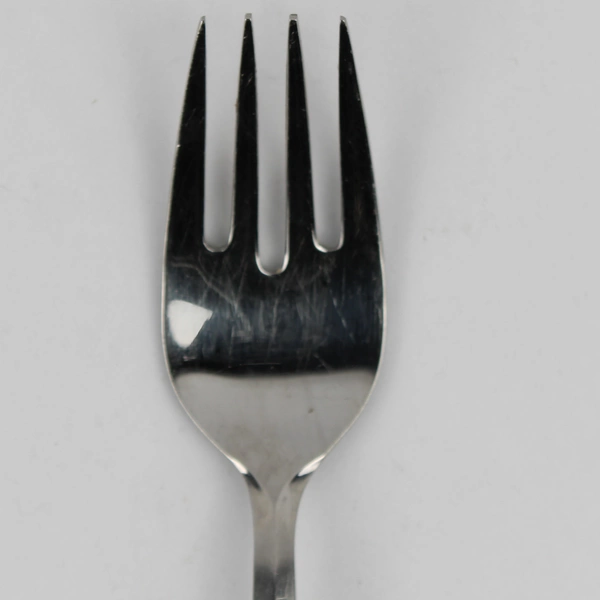 Noritake Linden Pattern 18/8 Stainless Cold Meat Serving Fork 8.5 Inches 