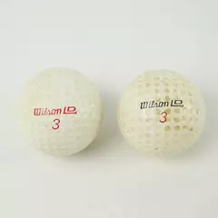 Vintage Wilson LD Golf Balls #3 Set of 2 Collectible Used