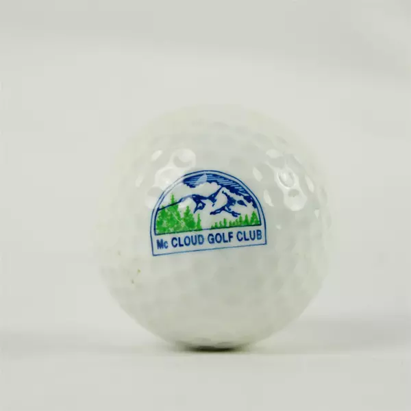 Golden Ram Laser 392 #1 Souvenir Golf Ball McCloud Golf Club