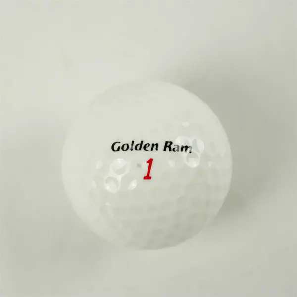 Golden Ram Laser 392 #1 Souvenir Golf Ball McCloud Golf Club