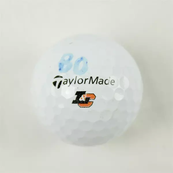 TaylorMade TP5 Used Golf Ball Marked 'Lewis & Clark College'