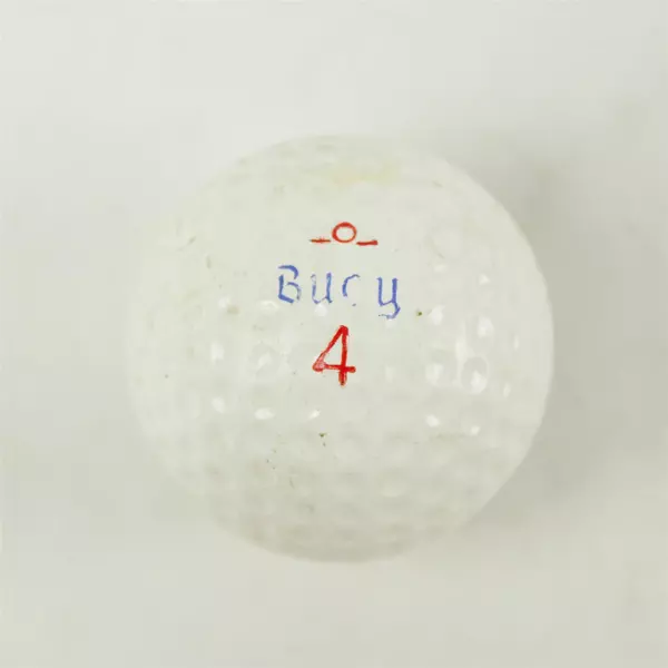 Vintage Buoy Plymouth Floater #4 Golf Ball Used