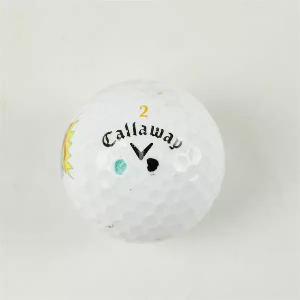 Vintage Callaway Warbird #2 Punta Ala Italy Souvenir Golf Ball Used