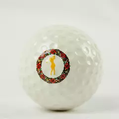 Vintage Golden Girl #3 Ram Surlyn Souvenir Golf Ball Collectible