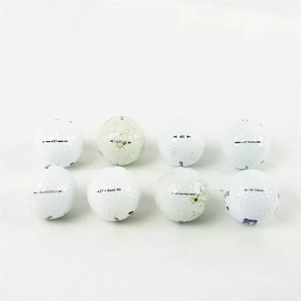 Lot of 8 Souvenir Golf Balls Callaway Titleist Maxfli Used