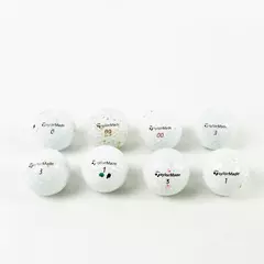 Lot of 8 TaylorMade Used Golf Balls Good Pre-Owned Practice Range