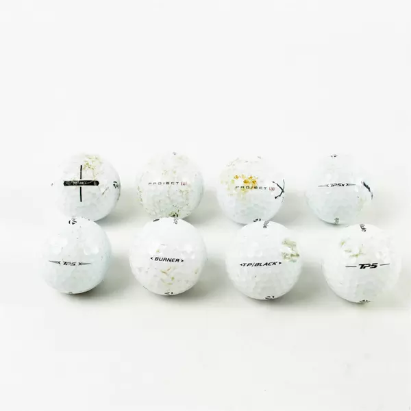Lot of 8 TaylorMade Used Golf Balls Good Pre-Owned Practice Range