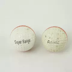 Lot of 2 Vintage Golf Balls Ron Caperna Souvenir Rogue Valley OR 1960s