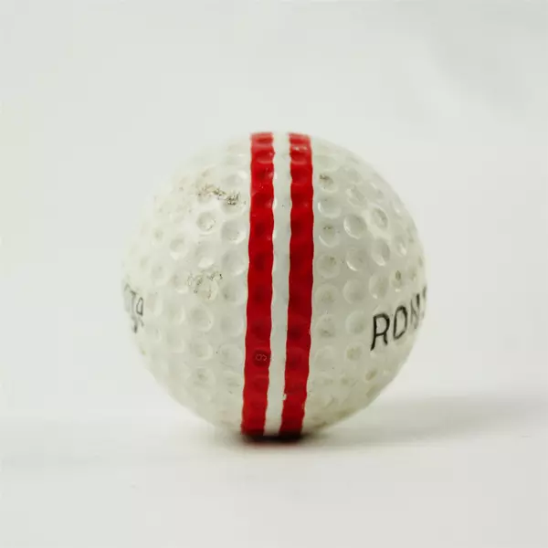 Lot of 2 Vintage Golf Balls Ron Caperna Souvenir Rogue Valley OR 1960s