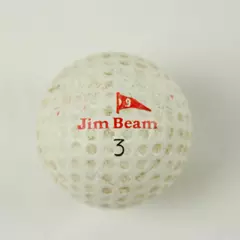 Vintage Jim Beam #3  Souvenir Golf Ball Used