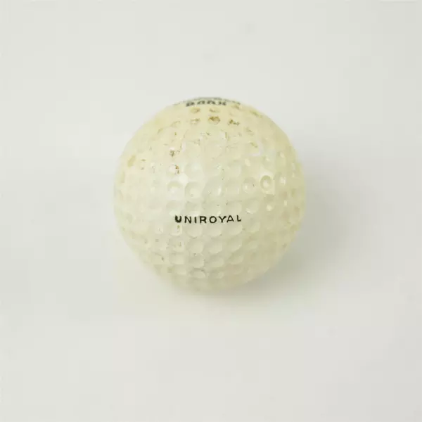 Vintage Uniroyal Crocker Bank Souvenir Golf Ball - Used