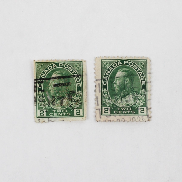 Lot Of 7 Canada King George V Admiral 2 Cent 3 Cent Stamps Used