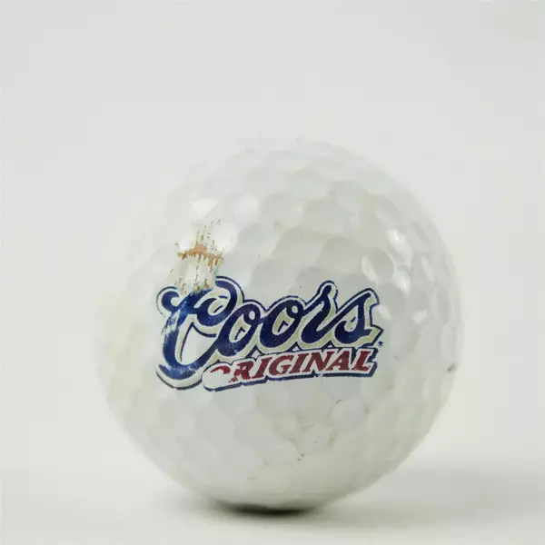 Vintage Titleist Coors Original & Callaway Superhot Golf Balls - 2 Used